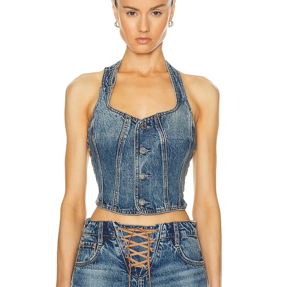 Brand new Denim Halter Top